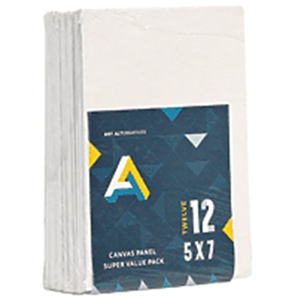 Art Alternatives, Paint Surface, Art & School, 5"x7", Canvas Panel, Super Value Pack, 5884